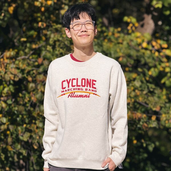 CI Sport Cyclone Marching Band Alumni Oatmeal Crewneck